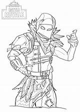 Fortnite Battle Coloring Royale Pages Raven Kids Popular Characters Legendary Outfits Drawing Male Game Most Part Games Nevermore Exclusive Fan sketch template