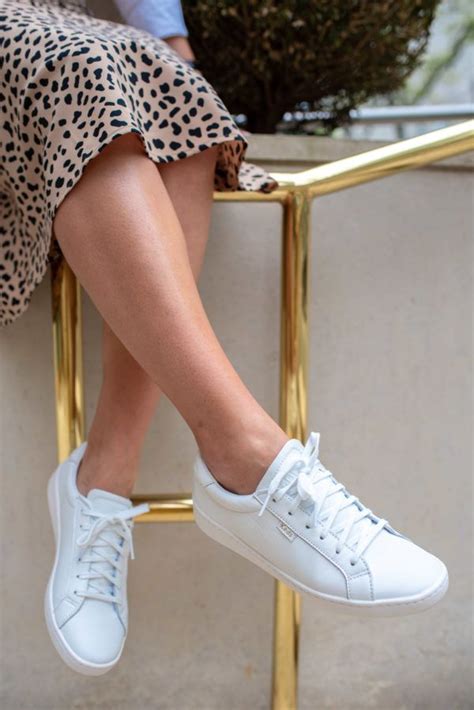 style sneakers  skirts  dresses bows sequins white leather tennis shoes