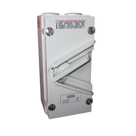 surface mount isolator ac  amp  pole ip uniquip electrical