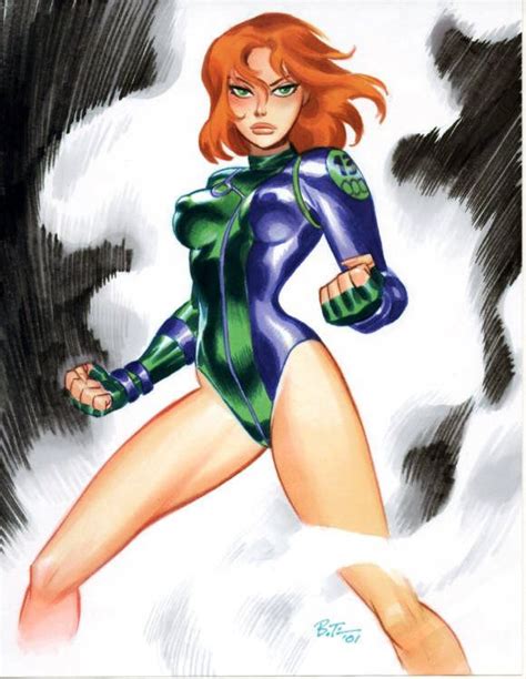 Bruce Timm Pin Up And Cartoon Girls Art Vintage And
