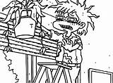 Grown Coloring Chuckie Rugrats Flower Pages Wecoloringpage Getdrawings sketch template