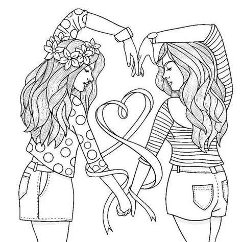 bff sign coloring page coloring pages