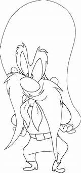 Looney Tunes Yosemite Tweety sketch template