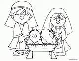 Coloring Nativity Pages Printable Lds Popular sketch template