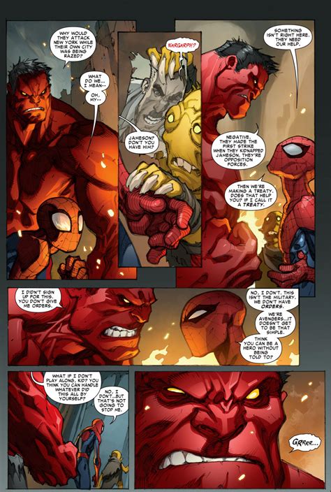 Spider Man Teaches Red Hulk How To Be A Hero Comicnewbies