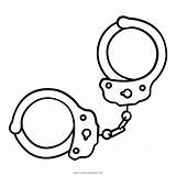 Handschellen Handcuffs Ausmalbilder sketch template