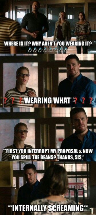 oliver felicity and thea arrow olicity arrow memes arrow tv supergirl flash