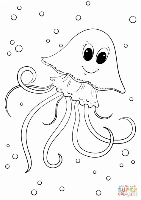 jellyfish coloring pages printable printable word searches