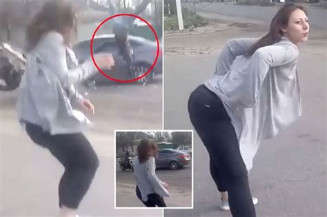 Twerking Girl Causes Head On Crash Between Car And