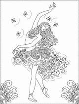 Coloring Pages Ballerina Princess Site Disney sketch template