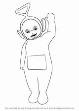 Teletubbies Winky Tinky Draw Drawing Pages Step Coloring Template Sketch Cartoon Pbs Kids Getdrawings Printable Learn sketch template