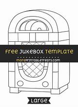 Jukebox sketch template