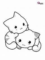 Cute Coloring Pages Kittens Bubakids sketch template