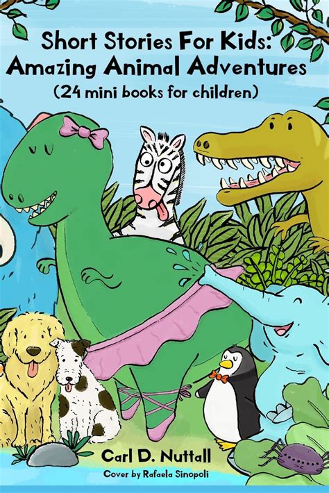 short stories  kids amazing animal adventures  mini books