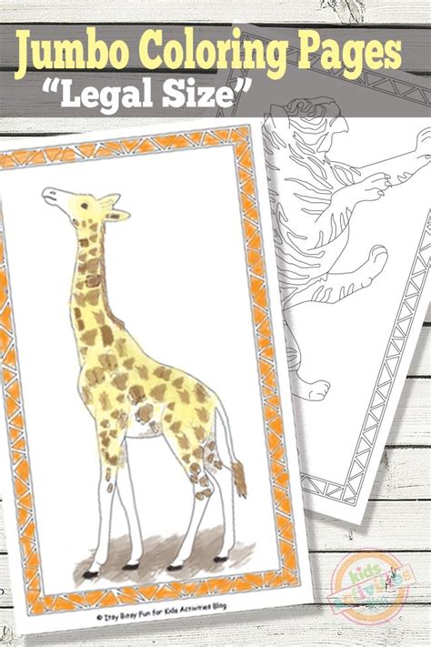 animal coloring pages jumbo coloring book  kids