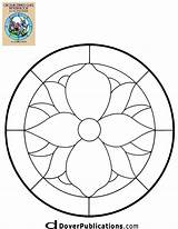 Mandalas Traceable Mosaic Mosaicos Coloringhome Stain Vitrales Line Prioritizing sketch template