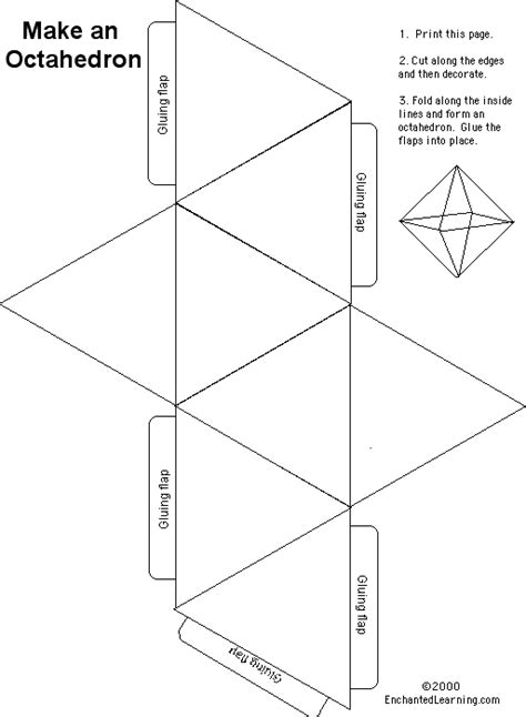 octahedron enchantedlearningcom