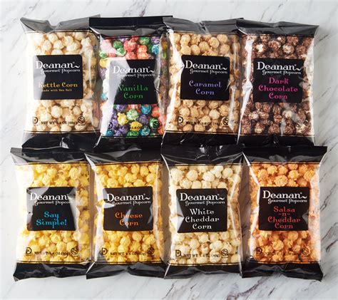 deanan popcorn  flavor variety pack  gourmet popcorn qvccom