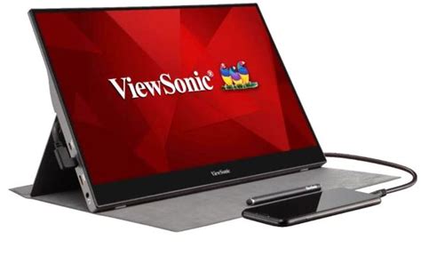 viewsonic unveils td  stellar  portable touch screen monitor  amazon gadget