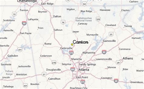 canton weather station record historical weather  canton georgia