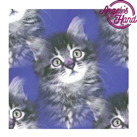 5d Diy Diamond Painting Cute Kitten Cat Cross Stitch Spuareandround