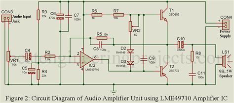 audio amplifier circuit engineering projects