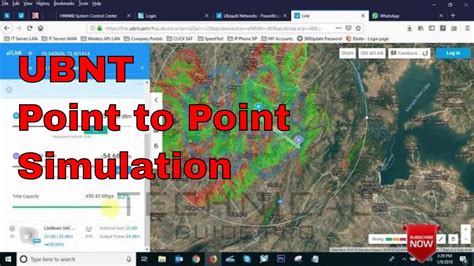 ubiquiti airlink wireless link planner ubnt point  point link simulation youtube