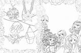 Coloring Pages Star Darlings sketch template