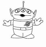 Toy Story Alien Coloring Pages Drawing Colouring Aliens Dessin Coloriage Google Disney Extraterrestre Party Printable Predator Mask Toys Template Tattoo sketch template
