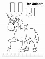 Unicorn Coloring Pages Alphabet Letter Printable Color Practice Preschool Kids Handwriting Craft Print Crafts Colouring Sheets Abc Printables Bestcoloringpages Letters sketch template