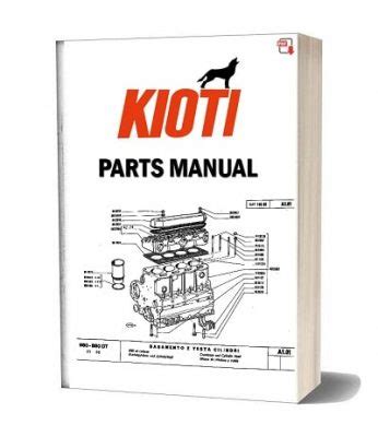 kioti parts manual catalog collection