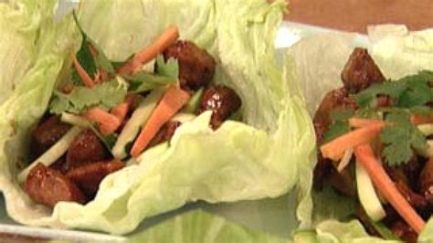 Teriyaki Chicken Lettuce Cups Rachael Ray Show