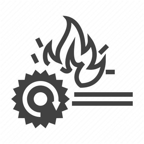 combustible fire flame metal icon   iconfinder