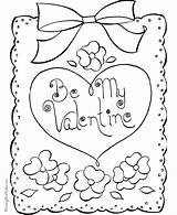Valentine Coloring Valentines Pages Cards Colouring Color Card Printable Happy Hearts Sheets Sheet Kid Heart Clipart Print Clip Library Holiday sketch template