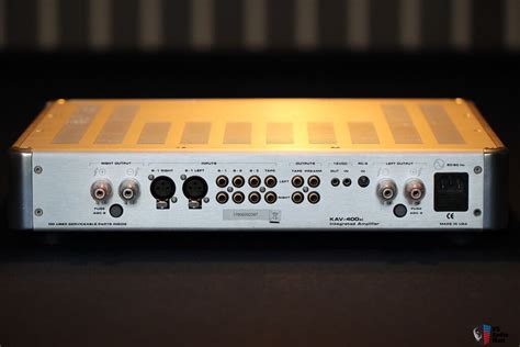 krell kav xi integrated amplifier silver photo   audio mart