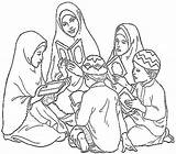 Ramadan Islamic Ramadhan Mewarnai Puasa Colour Quran sketch template
