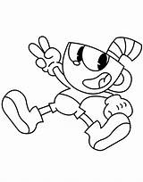 Cuphead Chalice sketch template
