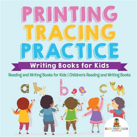 printing tracing practice writing books  kids reading