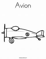 Coloring Avion Wwii Print Favorites Login Add Twistynoodle Airplane sketch template