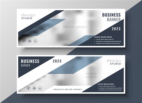 corporate professional business banners design   vector art stock graphics