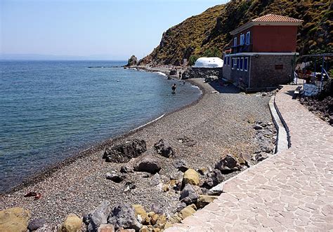 eftalou  anargyri beach  lesvos hot springs