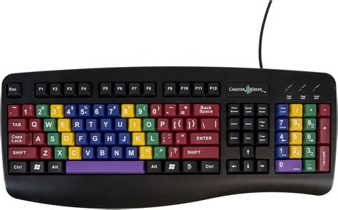 ablenet  lessonboard standard size computer keyboard color