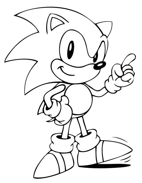 coloring paper sonic coloring pages
