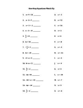 step equations printable worksheets learning   read
