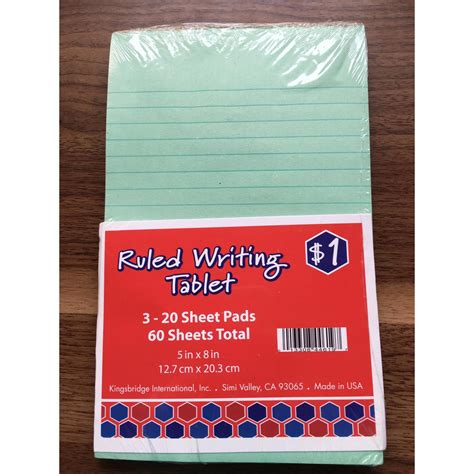 ruled writing tablet paper shopee philippines