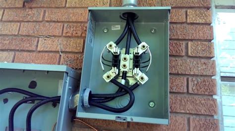 wiring  amp service panel  meter