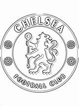 Coloring Pages Chelsea Manchester Football United Logo Club Arsenal Colouring Soccer City Premier League Man Fc Utd Color Sheets Print sketch template