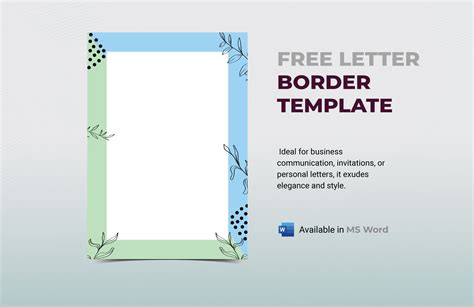 transparent letter border   word google docs