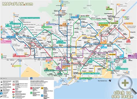 Barcelona Maps Top Tourist Attractions Free Printable