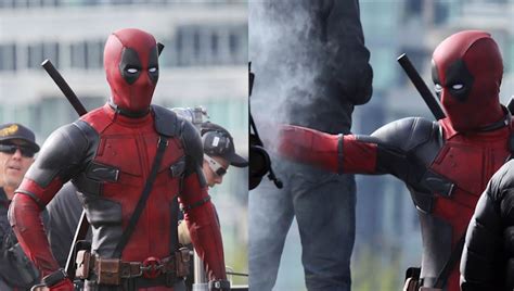 more deadpool set photos and videos show ryan reynolds in